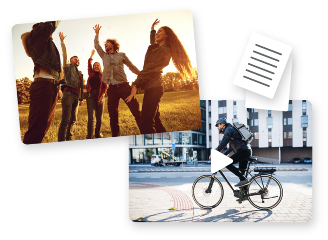 Bild, video och dokument kan laddas upp i er egen wiki.